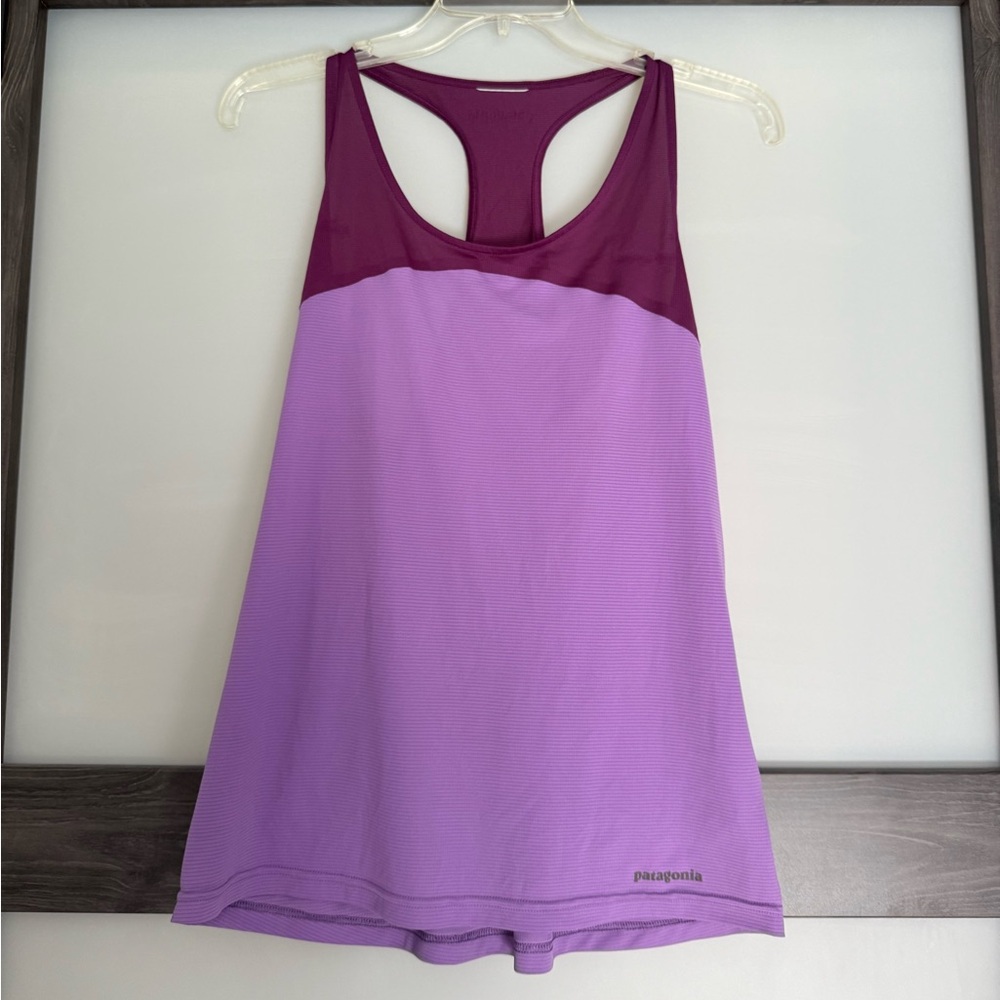 Patagonia Active Tank- Purple Quickdry Racerback